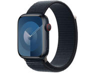 Смарт часовници Apple Watch S9 Cellular 41mm Midnight Alu Case w Midnight Sport Loop