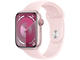 Смарт часовници Apple Watch S9 Cellular 41mm Pink Alu Case w Light Pink Sport Band - S/M