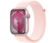 Смарт часовници Apple Watch S9 Cellular 45mm Pink Alu Case w Light Pink Sport Loop