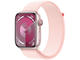 Смарт часовници Apple Watch S9 Cellular 45mm Pink Alu Case w Light Pink Sport Loop