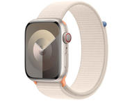 Смарт часовници Apple Watch S9 Cellular 45mm Starlight Alu Case w Starlight Sport Loop