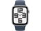 Смарт часовници Apple Watch SE2 v2 Cellular 44mm Silver Alu Case w Storm Blue Sport Band - M/L