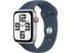 Смарт часовници Apple Watch SE2 v2 Cellular 44mm Silver Alu Case w Storm Blue Sport Band - M/L