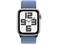 Смарт часовници Apple Watch SE2 v2 GPS 44mm Silver Alu Case w Winter Blue Sport Loop