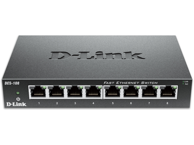Мрежово оборудване D-Link DES-108