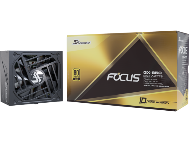 Захранвания за компютри Seasonic Focus GX-850 ATX 3.0 PCIE5