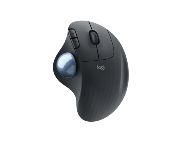 Мишки Logitech ERGO M575 - GRAPHITE, със скъсана опаковка