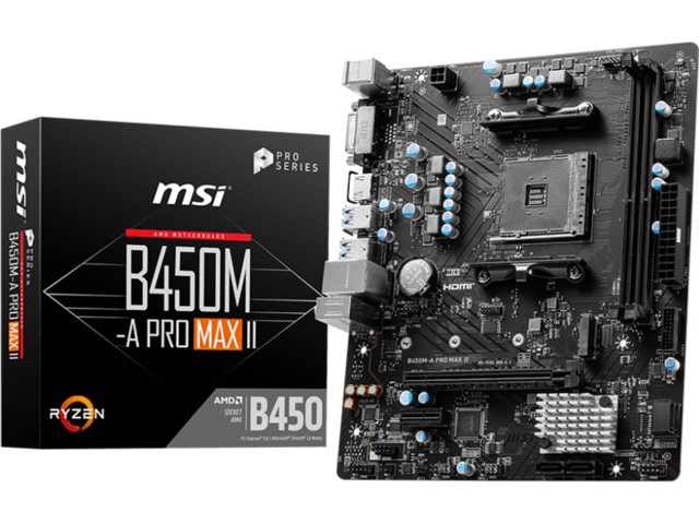 Дънни платки MSI B450M-A PRO MAX II