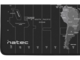 Падове Natec Time Zone Map 800 x 400 мм