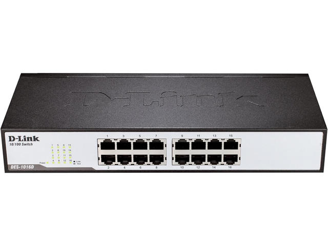 Мрежово оборудване D-Link DES-1016D