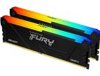 Оперативна памет 32GB (2x16GB) DDR4 3200MT/s Kingston FURY BEAST RGB Black