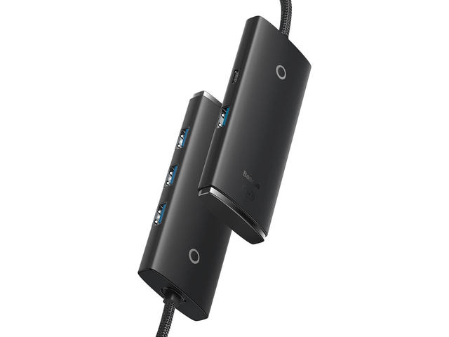 USB Хъб Baseus Lite Series 5-в-1 USB хъб