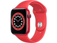 Смарт часовници Apple Watch S6 GPS, 44mm RED Aluminium Case with RED Sport Band - Regular Разопакован