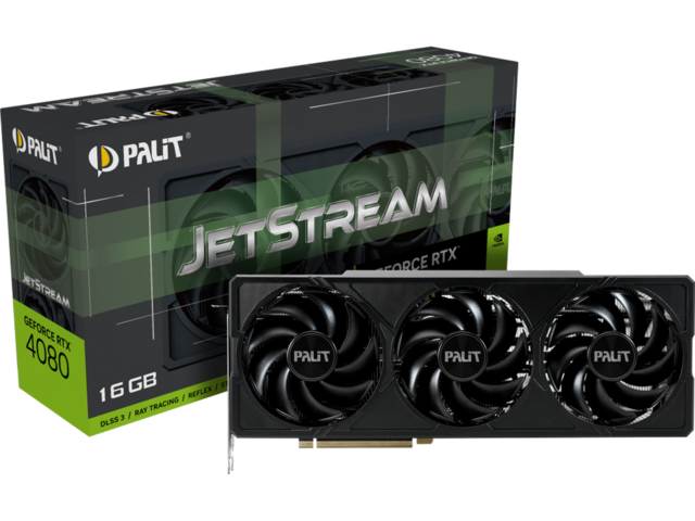 Видео карти PALIT GeForce RTX 4080 JetStream 16GB