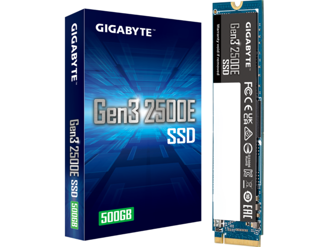 SSD 500GB GIGABYTE Gen3 2500E SSD