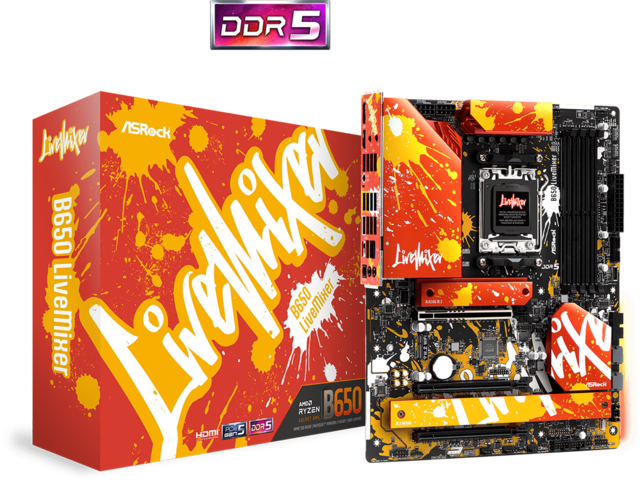 Дънни платки ASROCK B650  LiveMixer