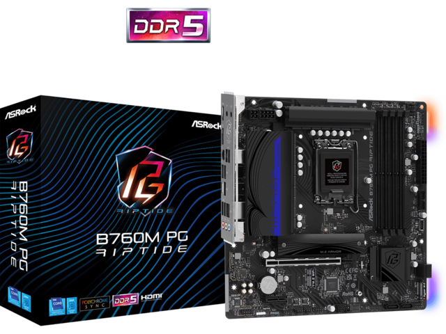 Дънни платки Asrock B760M Phantom Gaming Riptide