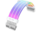 Кабели за компоненти 1stPlayer Extension Modding Cable M/B 24PIN Addressable RGB White
