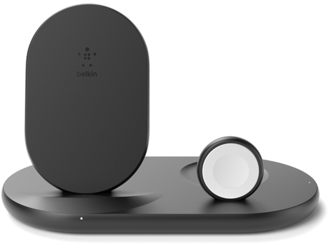 Зарядни устройства Belkin BOOST CHARGE 3-in-1 Wireless Charger for Apple Devices - Black