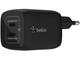 Зарядни устройства Belkin 65W PD PPS Dual USB-C GaN Charger Universal - Black