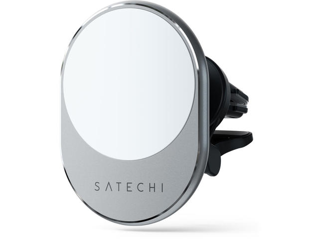 Зарядни устройства Satechi Magnetic Wireless Car Charger - Silver