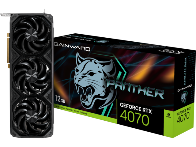 Видео карти Gainward GeForce RTX 4070 Panther 12GB