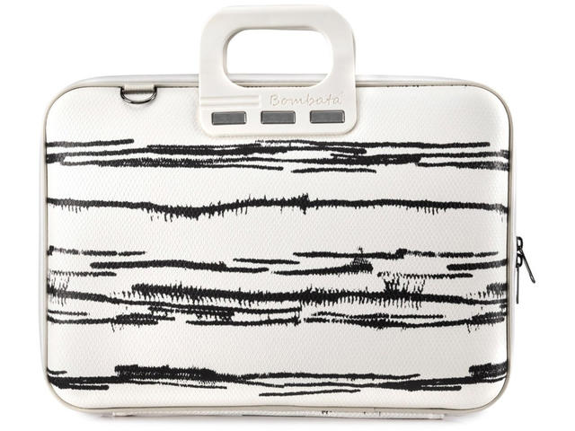 Чанти за Лаптопи Bombata Black & White 15.6" - 16" White