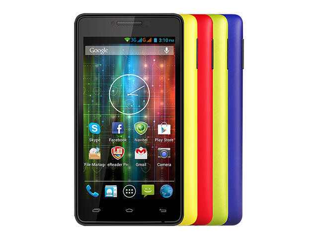 Смартфони Prestigio MultiPhone 5500 DUO 4GB, черен цвят