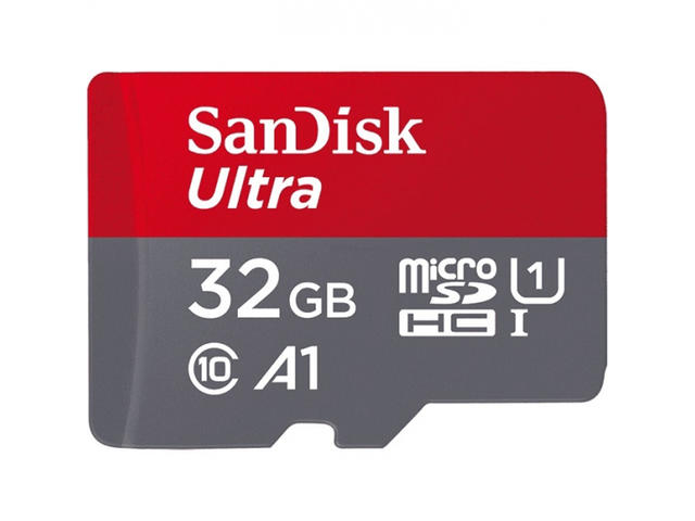 Карти памет SanDisk Ultra microSDHC 32GB + SD Adapter 120MB/s A1 Class