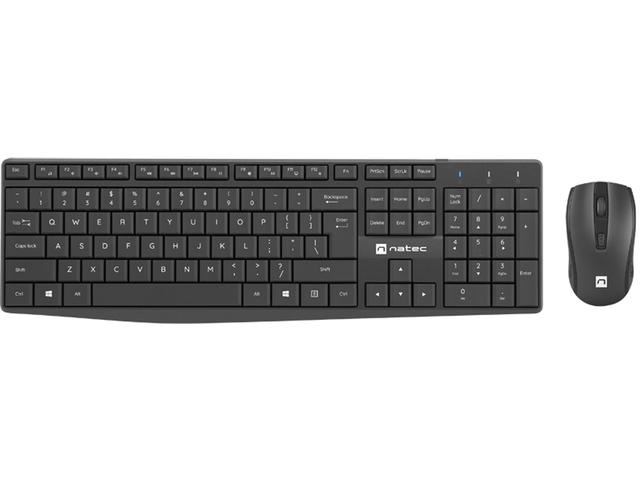 Клавиатури Natec Set 2 в 1 Black Squid