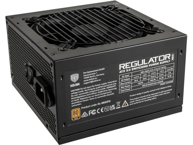 Захранвания за компютри Kolink Regulator 750W