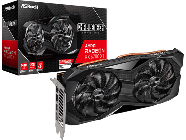 Видео карти ASRock Radeon RX 6700 XT Challenger D 12GB