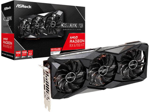 Видео карти ASRock Radeon RX 6700 XT Challenger Pro 12GB
