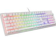 Клавиатури Genesis Thor 303 White US Layout Brown Switch, с нарушена опаковка и лека драскотина по корпуса