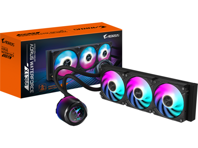 Охладители Gigabyte AORUS WATERFORCE X II 360 Black
