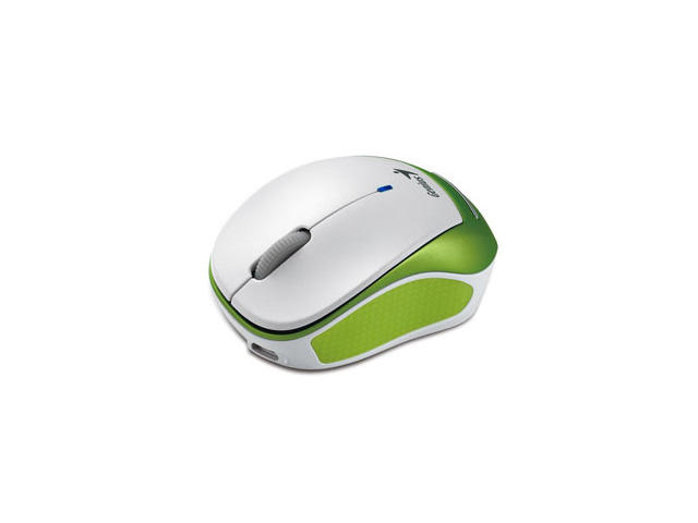 Мишки Genius Micro Traveler 9000R (бяло-зелена)