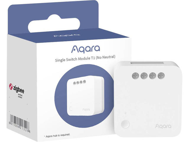 Smart Home Aqara Single Switch Module T1 (no neutral)