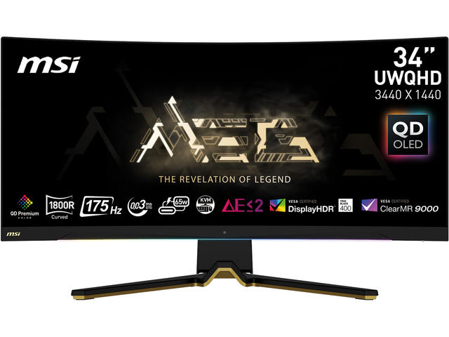 Монитори MSI MEG 342C QD-OLED