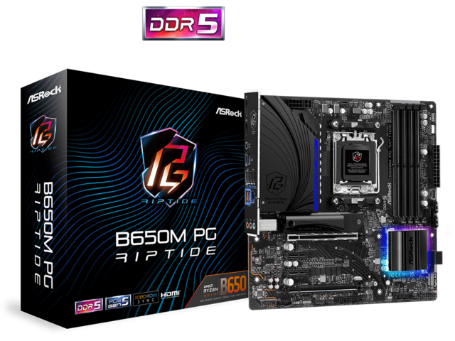 Дънни платки ASRock B650M PG Riptide