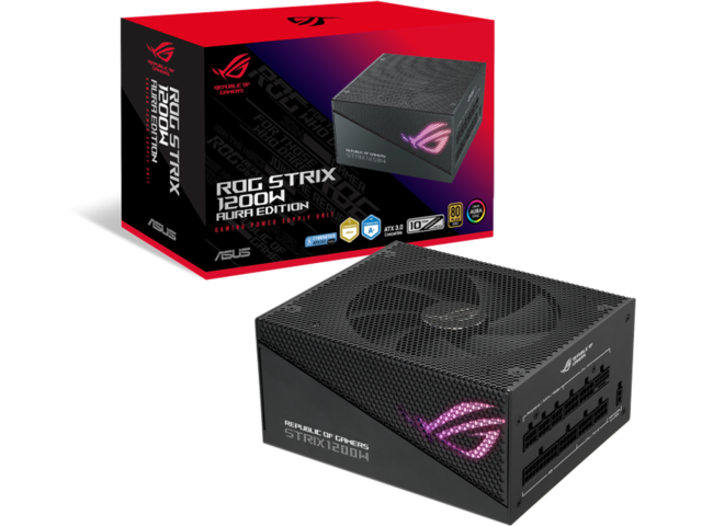 Захранвания за компютри ASUS ROG Strix 1200W Gold Aura Edition ATX 3.0