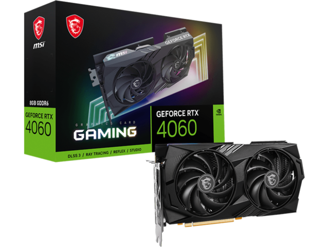 Видео карти MSI GeForce RTX 4060 GAMING 8G