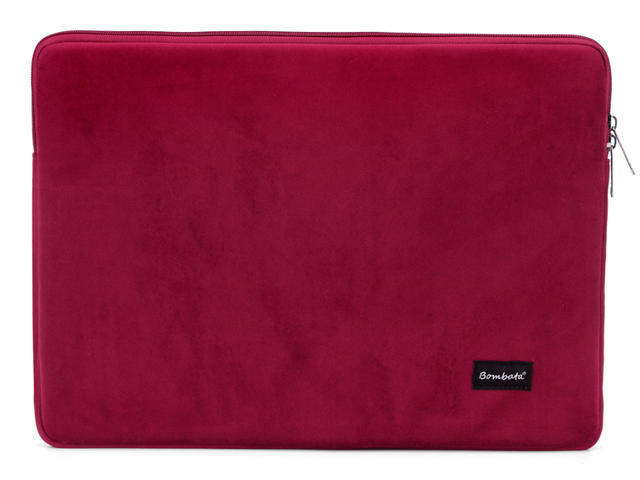 Чанти за Лаптопи Bombata Sleeve Velvet 13" - 14" Burgundy