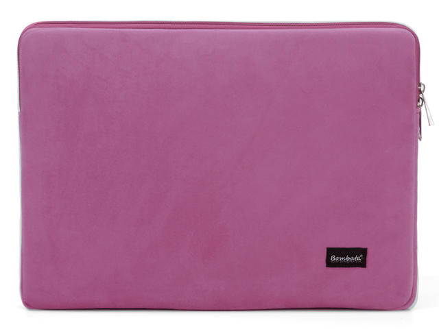 Чанти за Лаптопи Bombata Sleeve Velvet 13" - 14" Dark pink