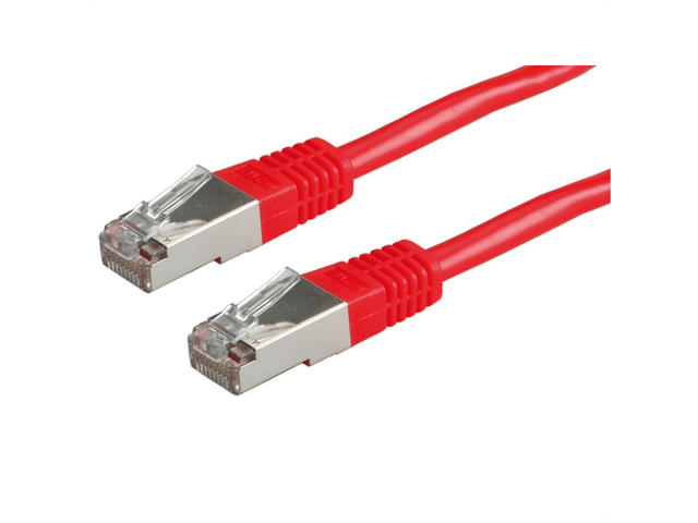 Кабели и Адаптери  VALUE 21.99.1321 :: S/FTP Patch кабел, Cat.6, PiMF, 0.5 м, Червен