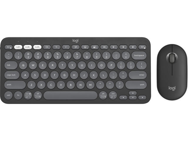 Клавиатури Logitech Pebble 2 Combo for Mac - Tonal Graphite US