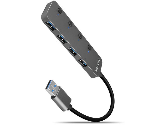 USB Хъб Axagon HUE-MSA SuperSpeed USB-A SWITCH hub