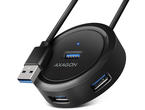 USB Хъб Axagon HUE-P1A SuperSpeed USB-A ROUND hub