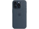 Калъфи Apple iPhone 15 Pro Silicone Case with MagSafe - Storm Blue