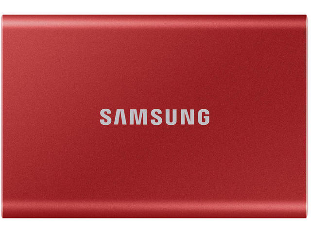 Външни SSD 2TB Samsung Portable SSD T7 Metallic Red