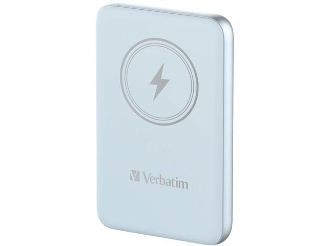 Външни батерии Verbatim Charge ´n´ Go Magnetic Wireless Power Bank 10000 Blue